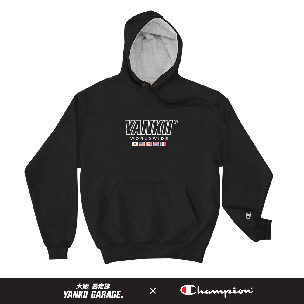 Yankii Garage x CHAMPION | Japanese Champion Hoodies