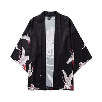 Japanese Kimono | Yukata Crane bird