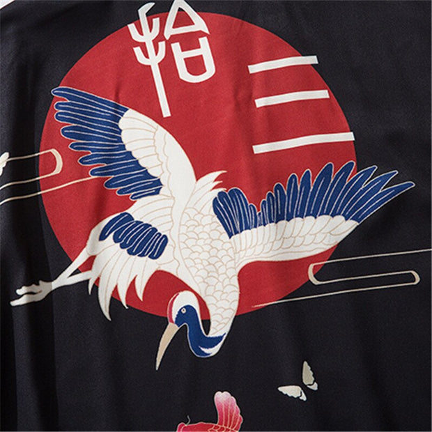 Japanese Kimono | Yankii Japanese crane