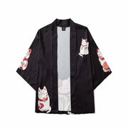 Japanese Kimono | Maneki Neko - Lucky Cat