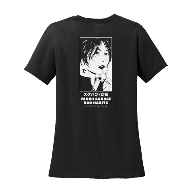 Women Japanese Streetwear | Yankii Bad Habits - Tokyo t-shirt